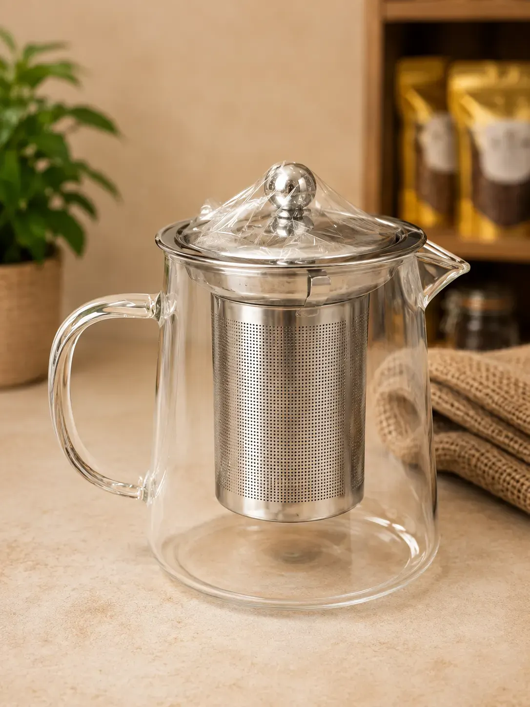Glass Tea Infuser Pot